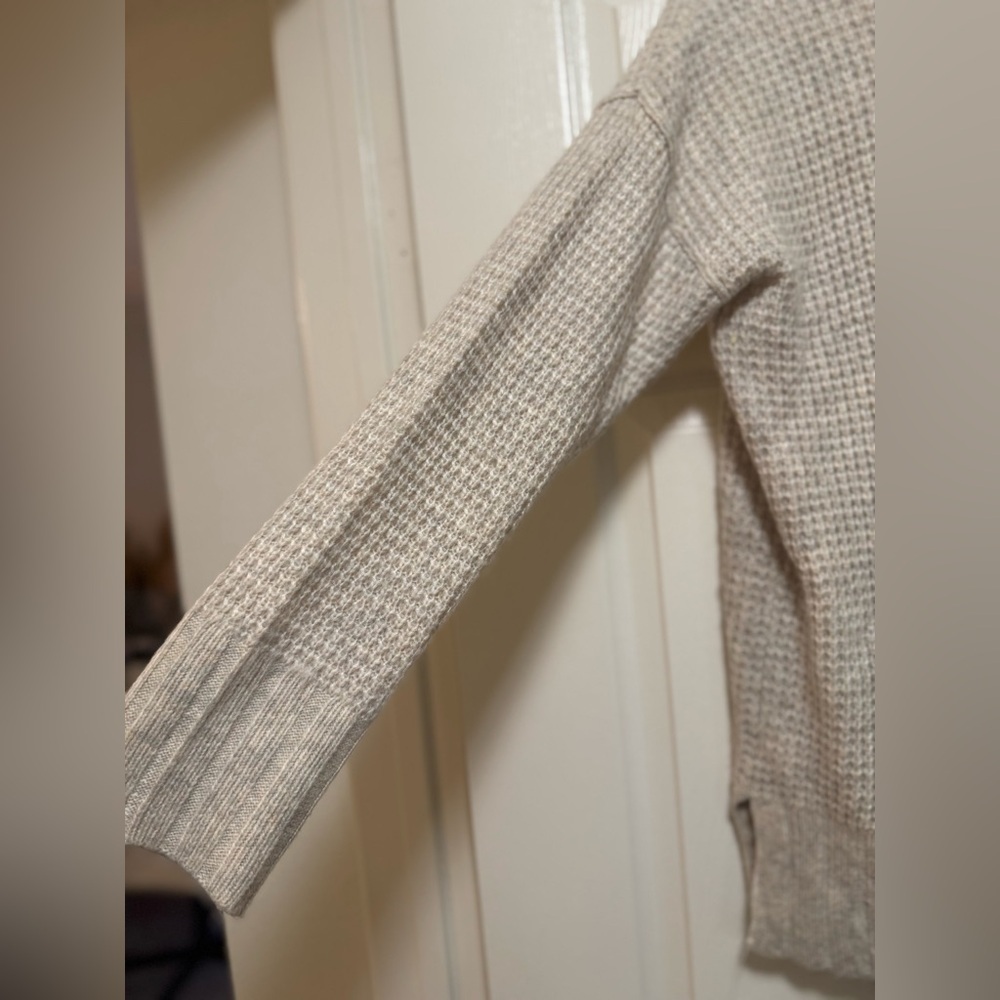 A.N.A Women's V-Neck Waffle Knit Sweater - Picture 11 of 11